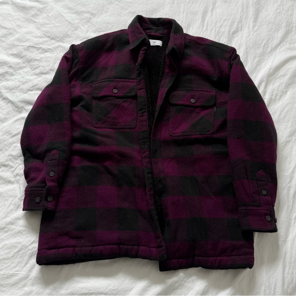 Aritzia Tna St. Moritz Fleece Lined Shirt Jacket